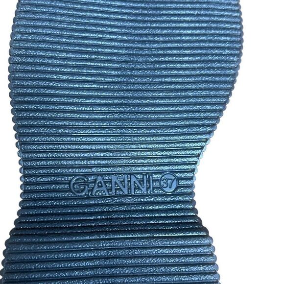 Ganni NWOT Creepers Leather Fisherman Strappy Platform Sandals Size 37 - Picture 10 of 11